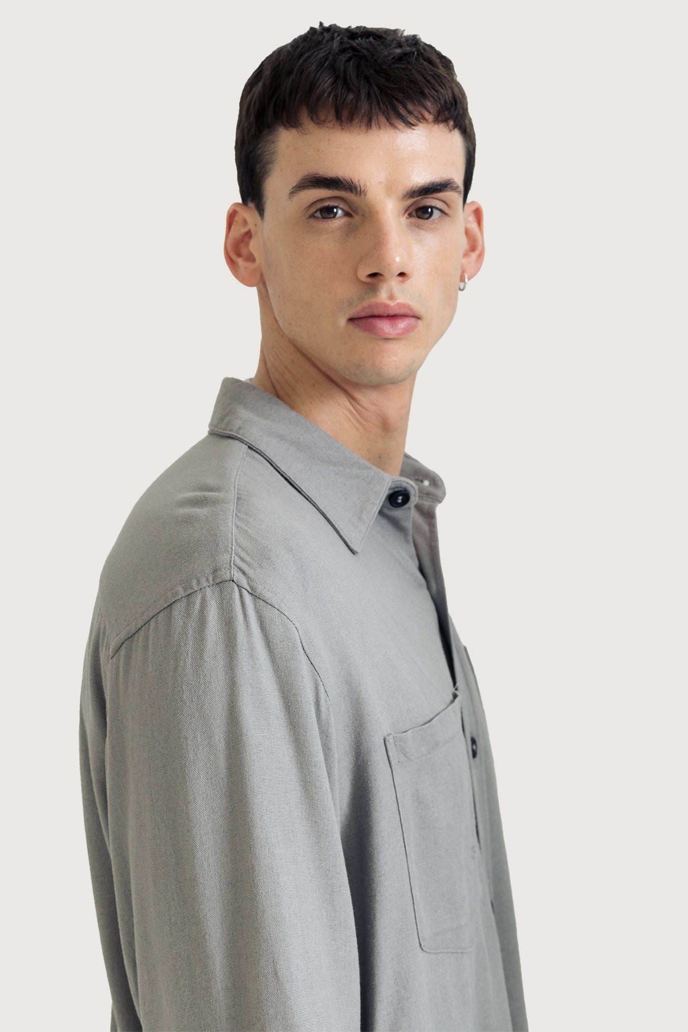 2 Pocket Linen Overshirt