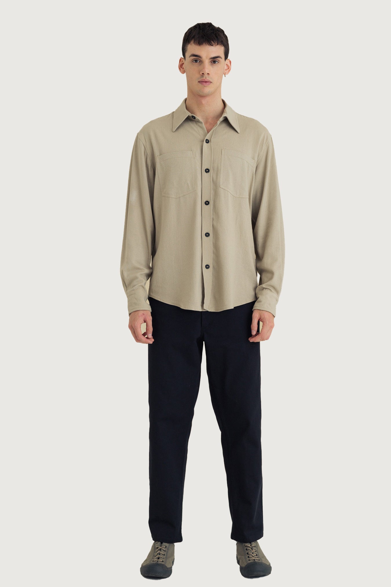 2 Pocket Linen Overshirt