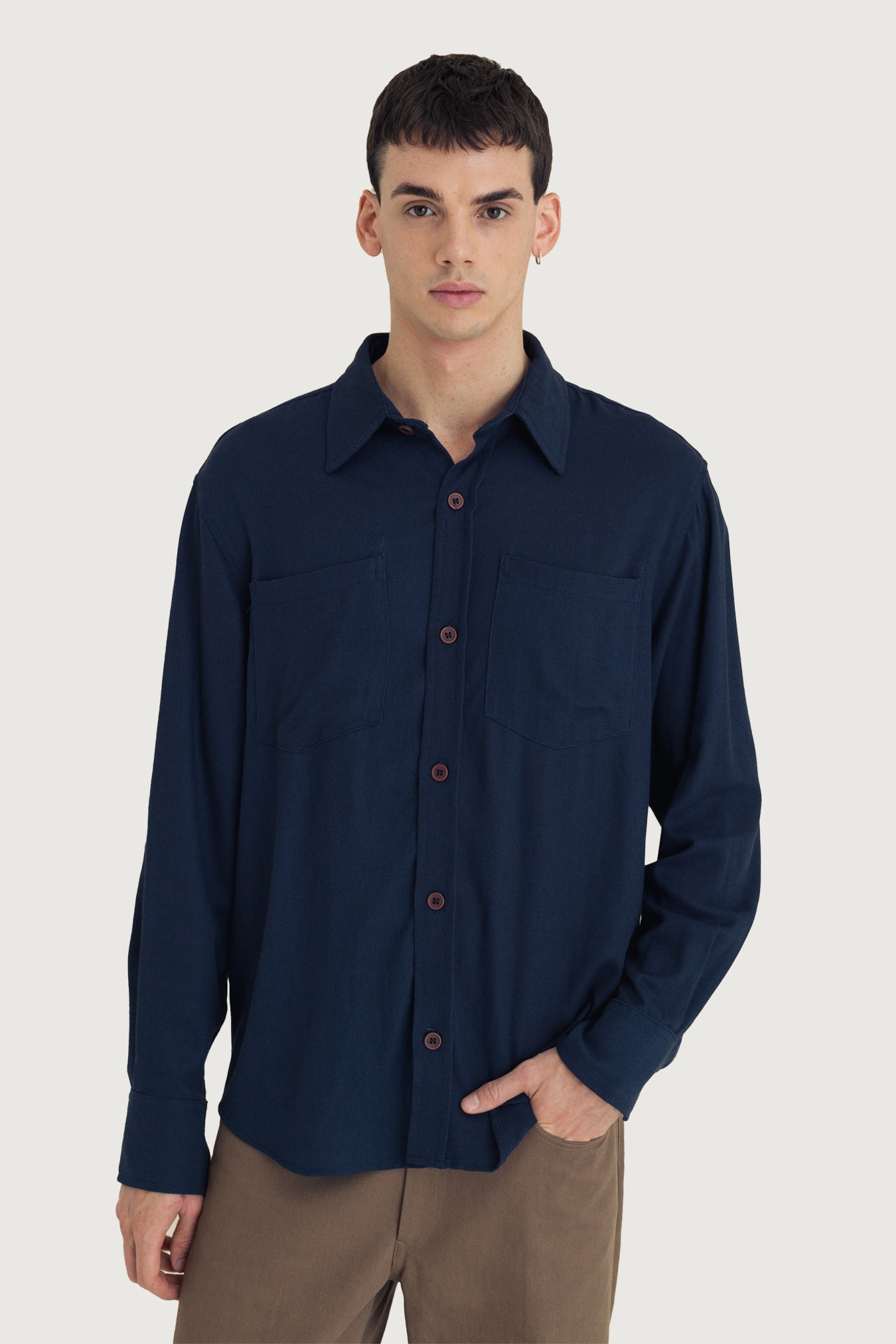 2 Pocket Linen Overshirt