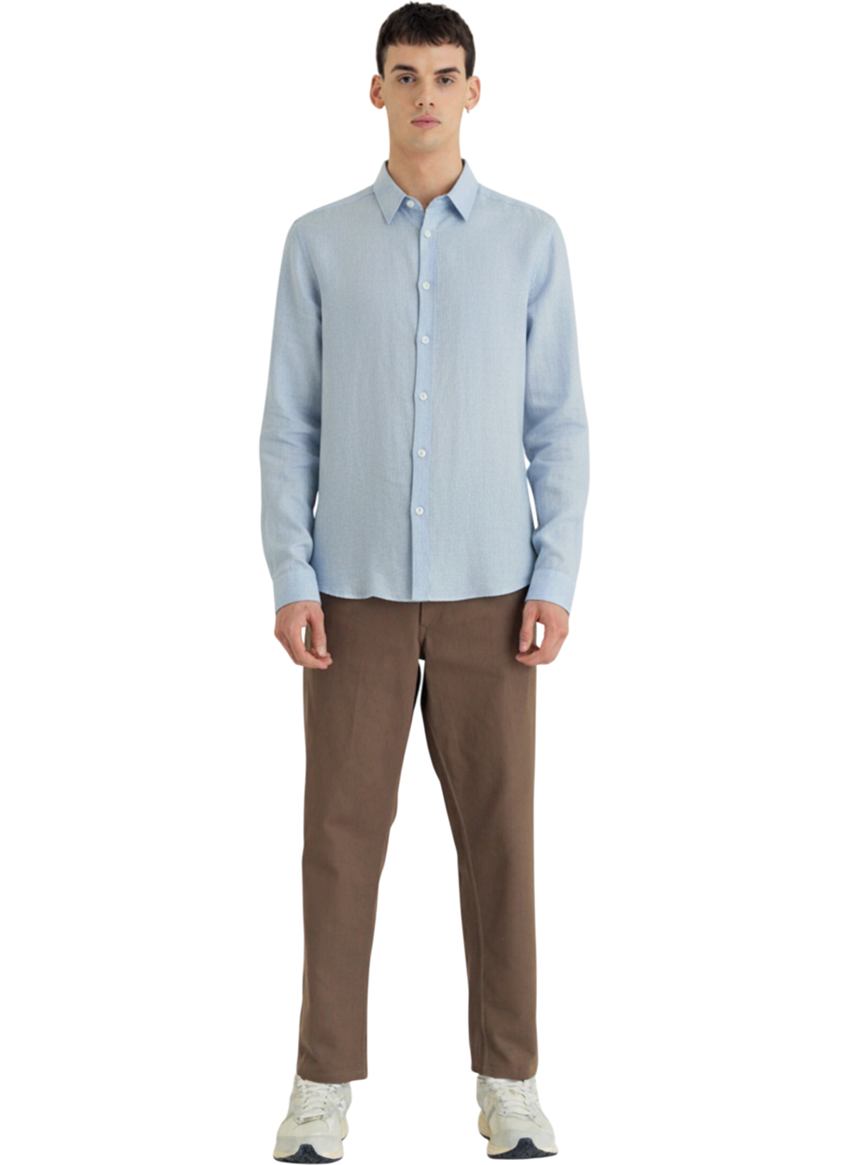 The Linen Shirt — Light Blue (AI-generated, needs review)