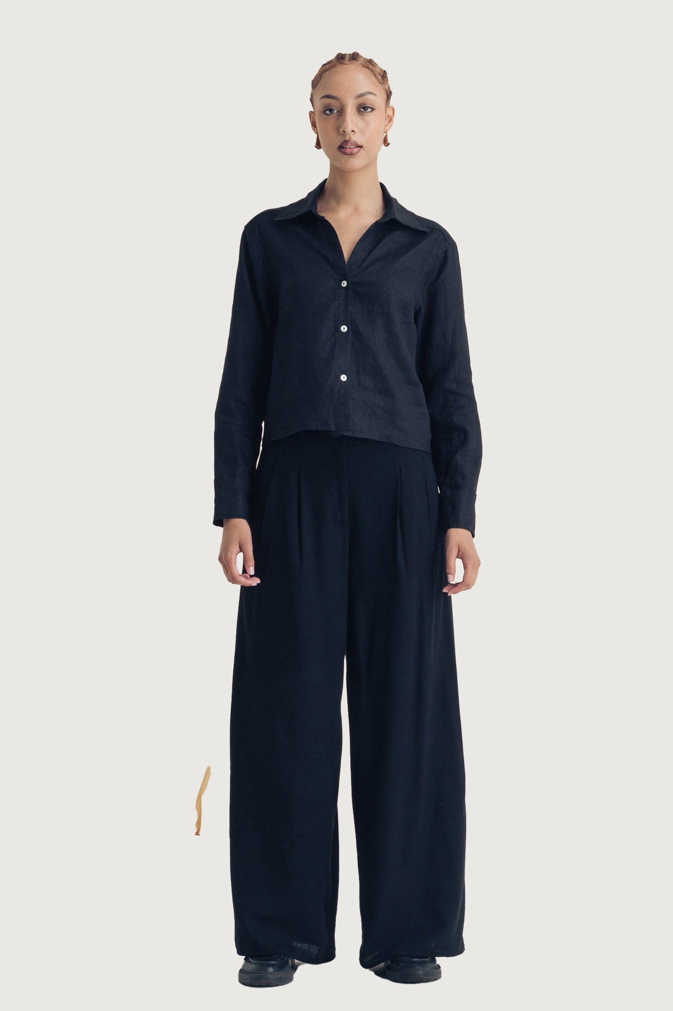 Woman Cropped Shirt