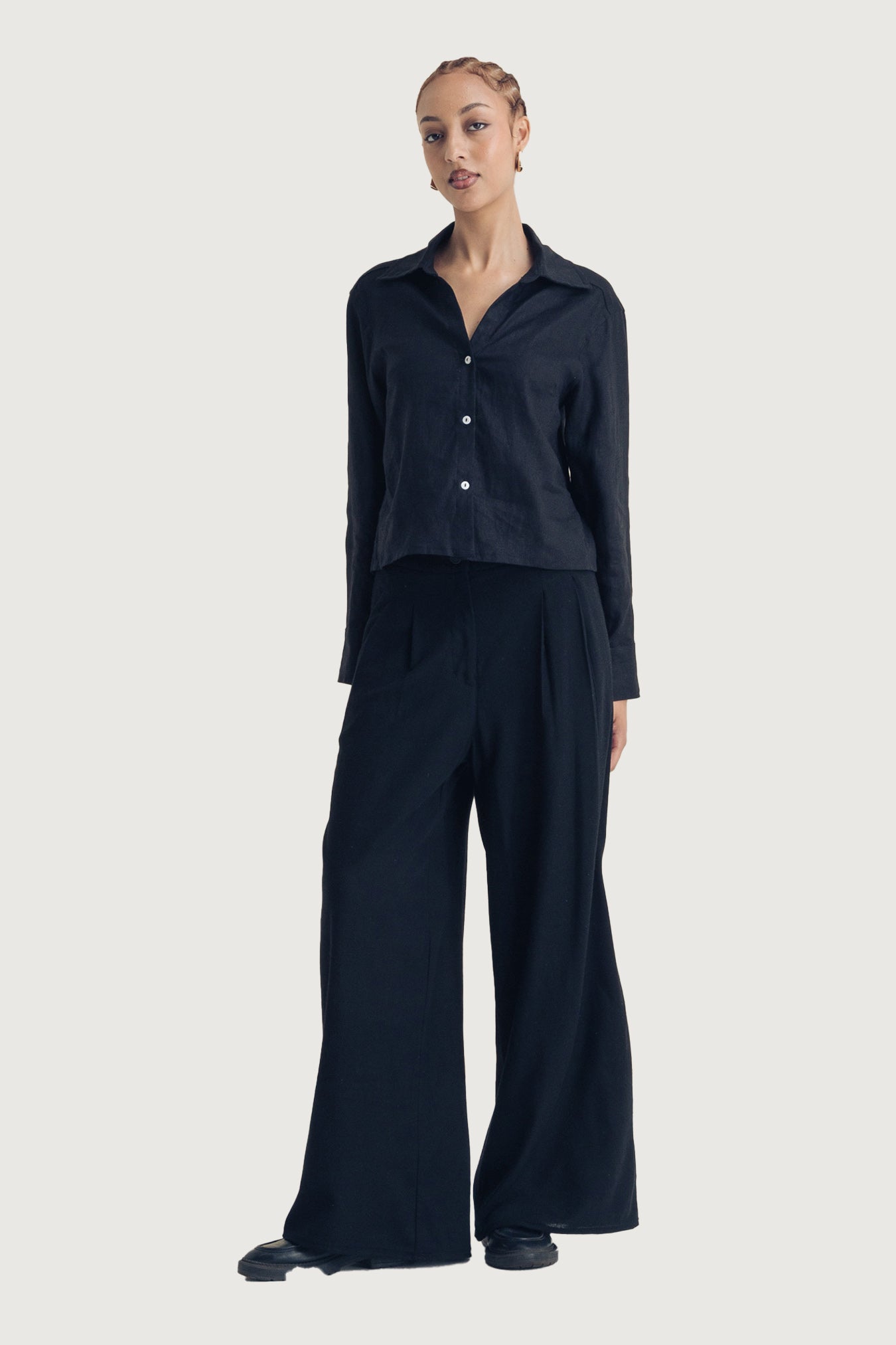 Woman Cropped Shirt