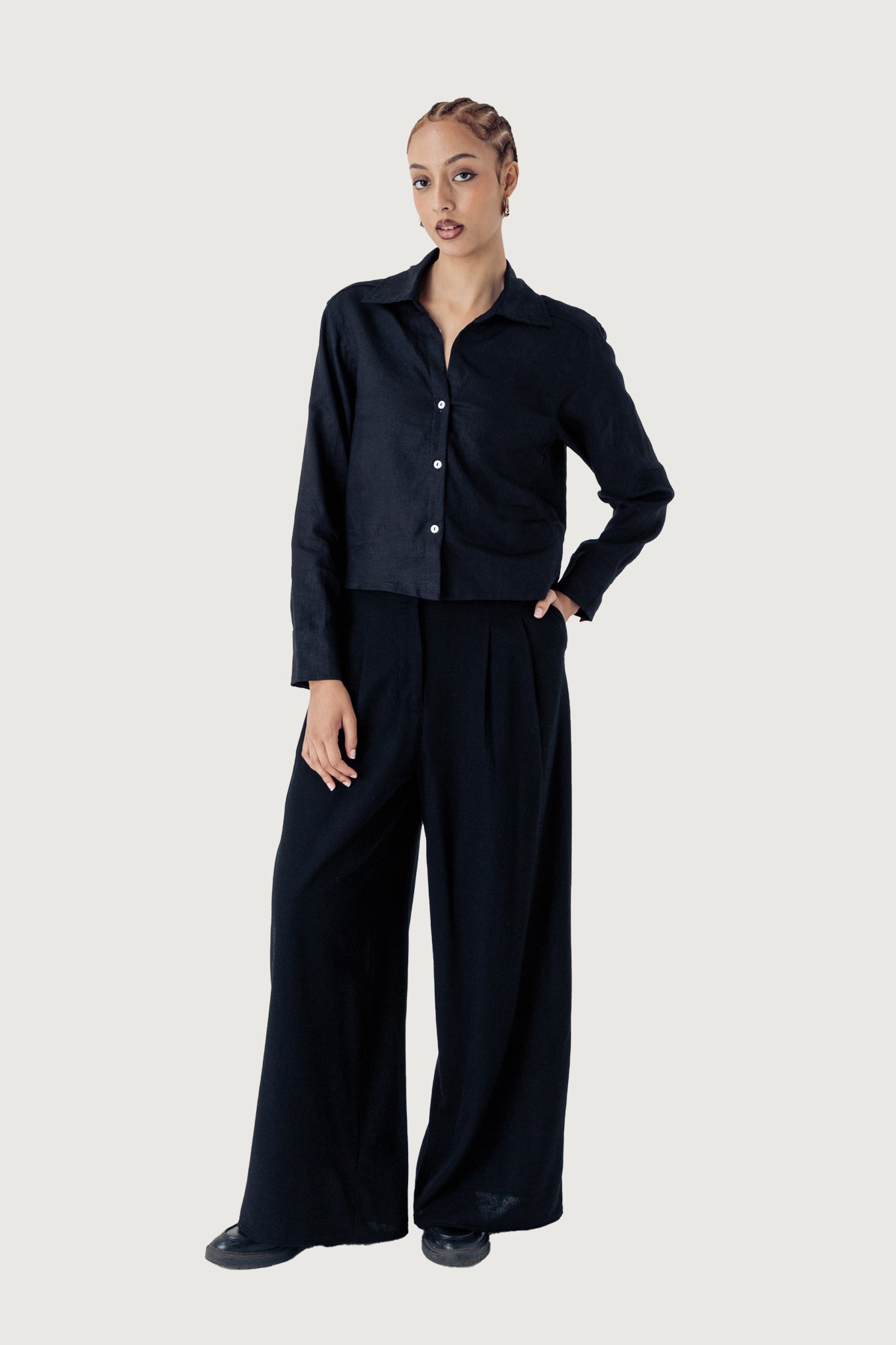 Woman Cropped Shirt