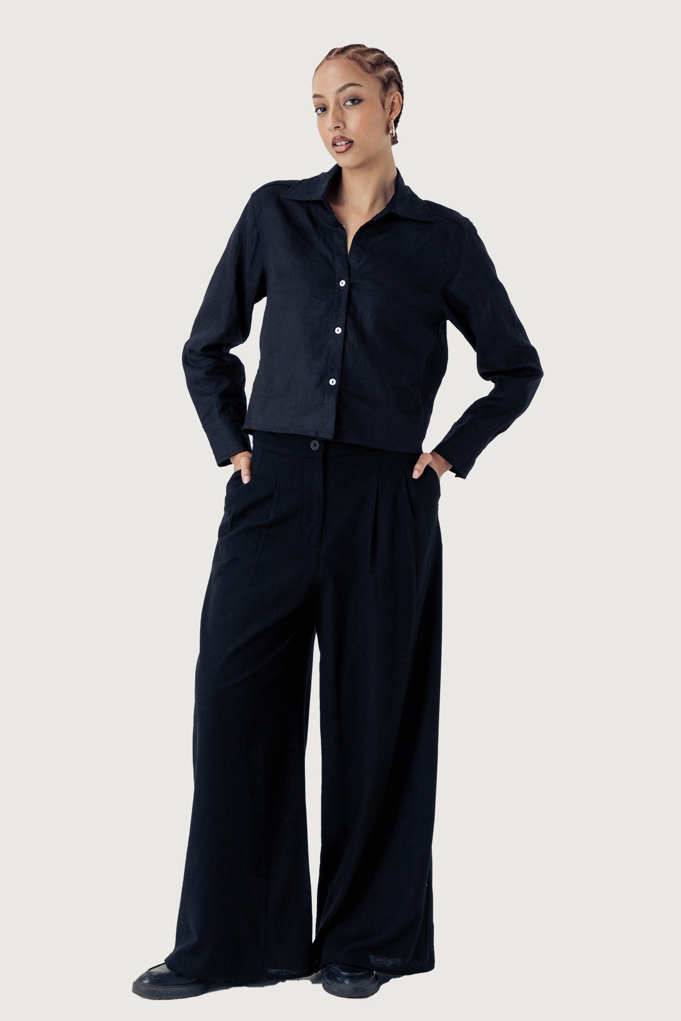 Woman Cropped Shirt
