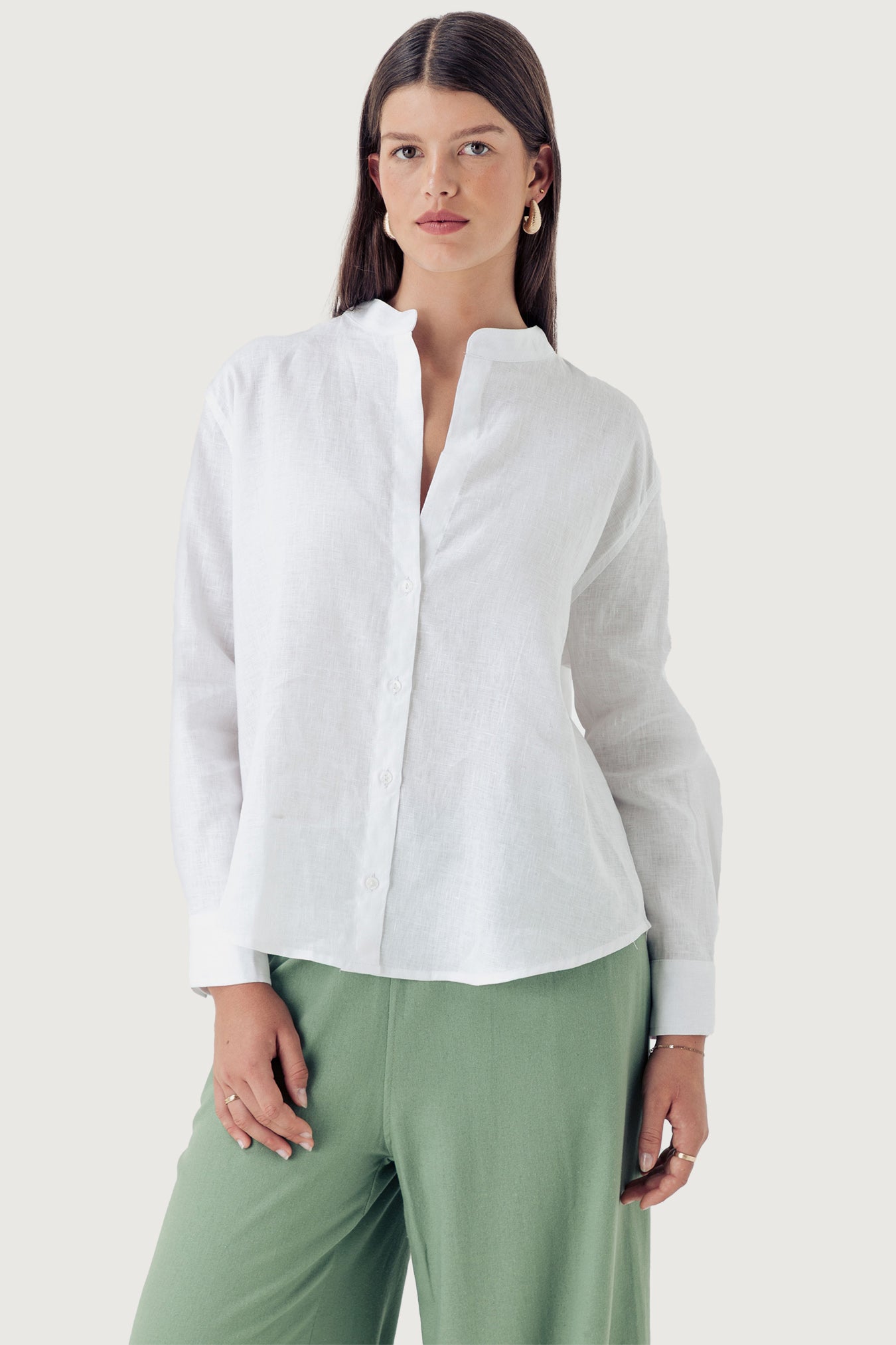 Woman Long Mandarin