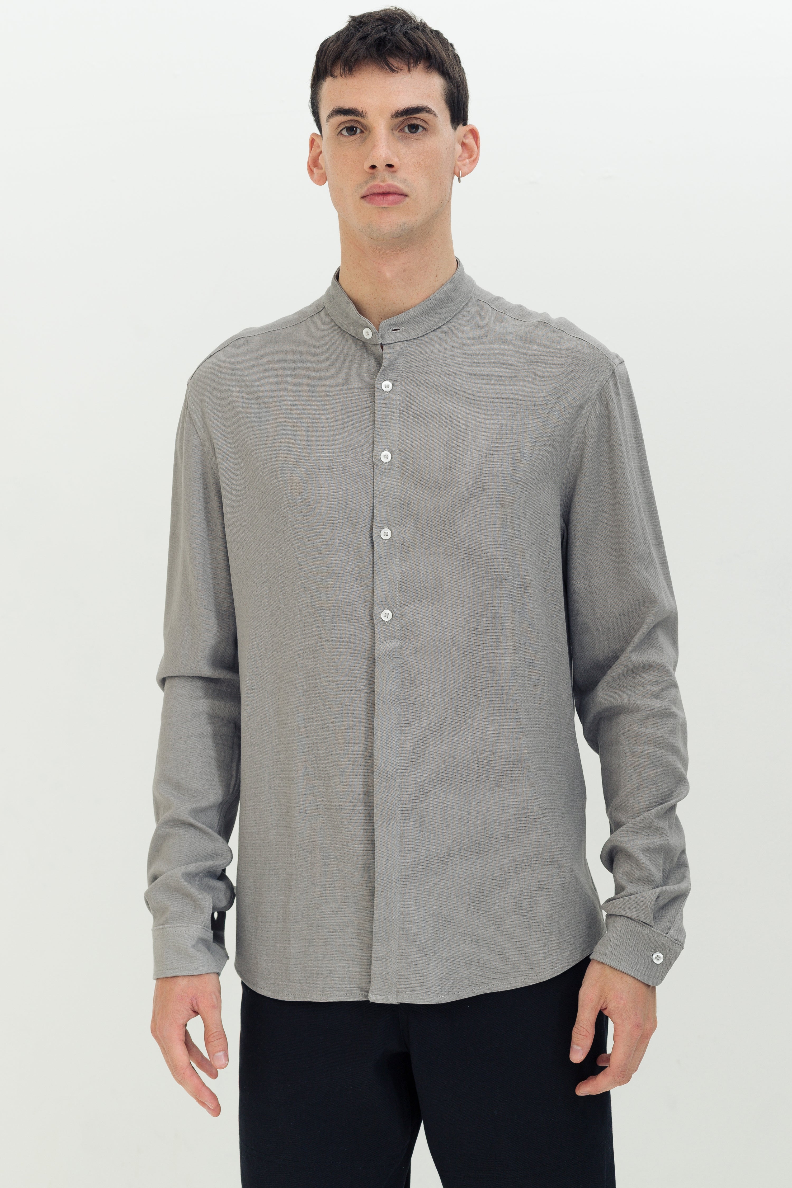 Mandarin Collar Shirt