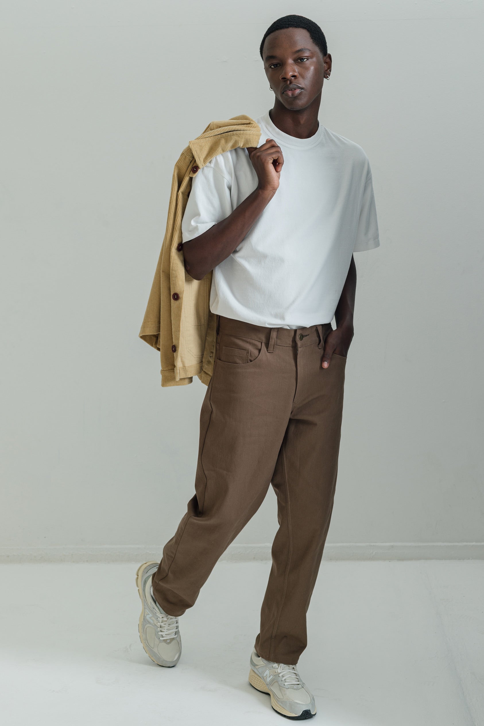 Tapered Denim Jeans