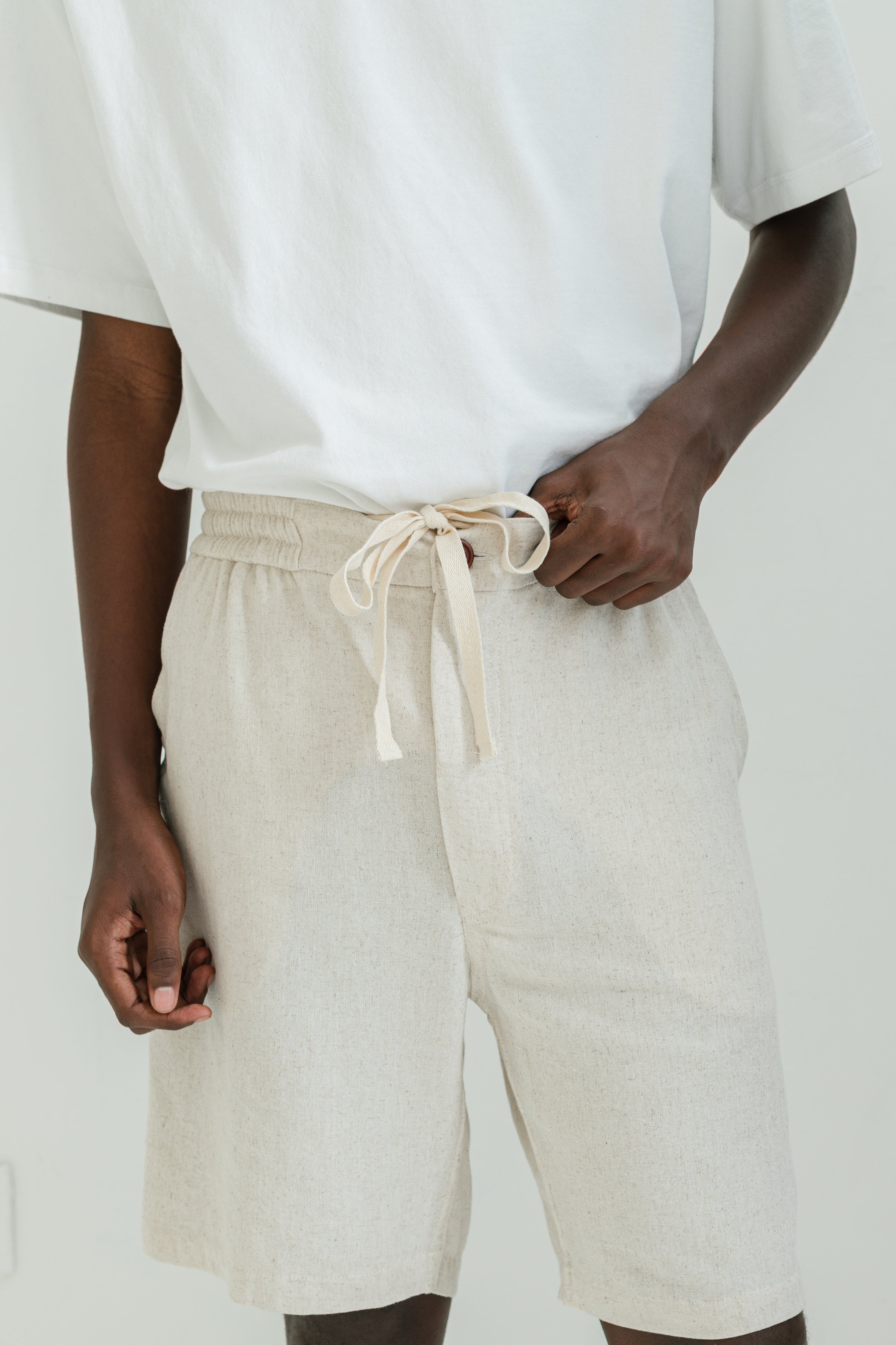 Linen shorts