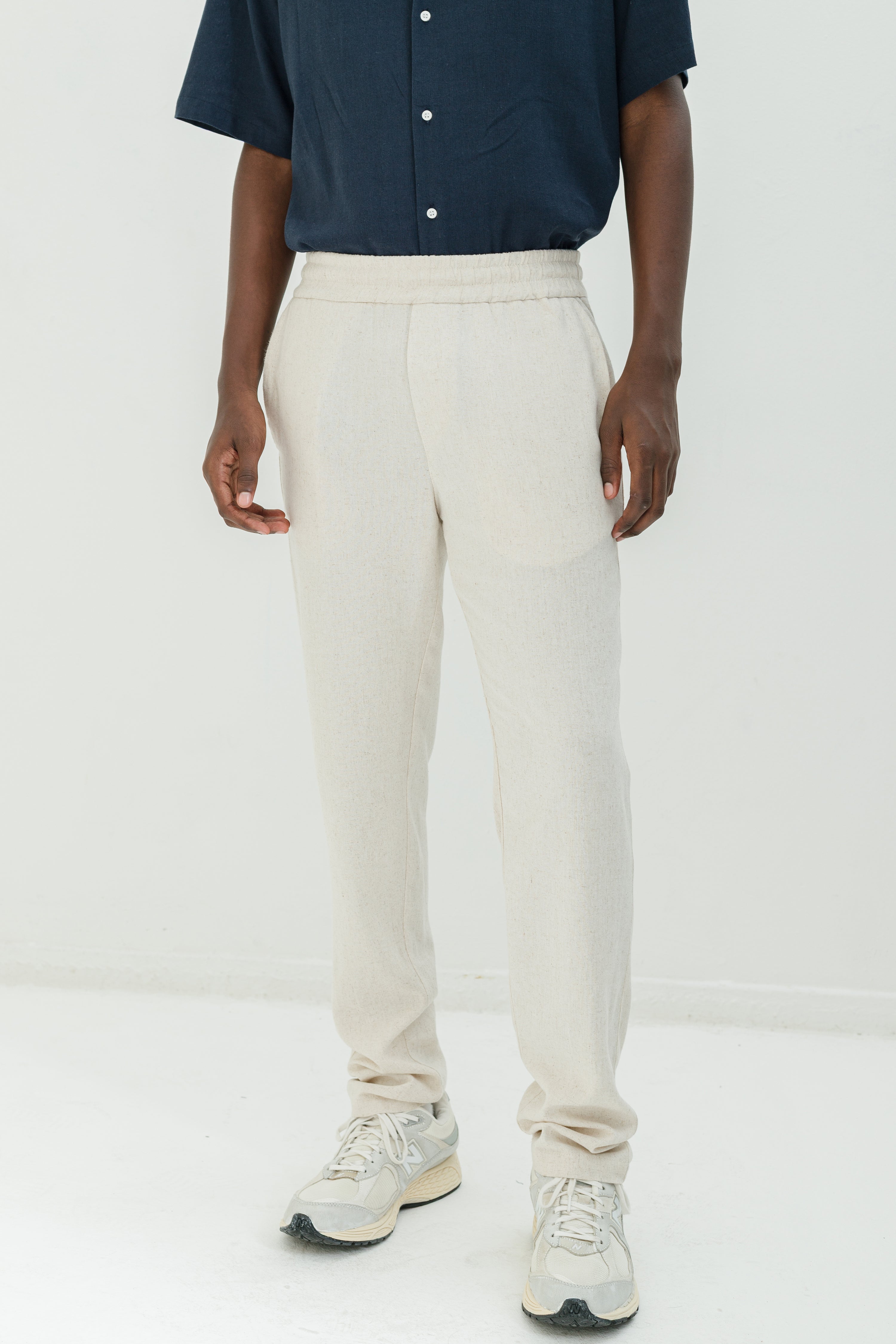 Linen Track Slacks