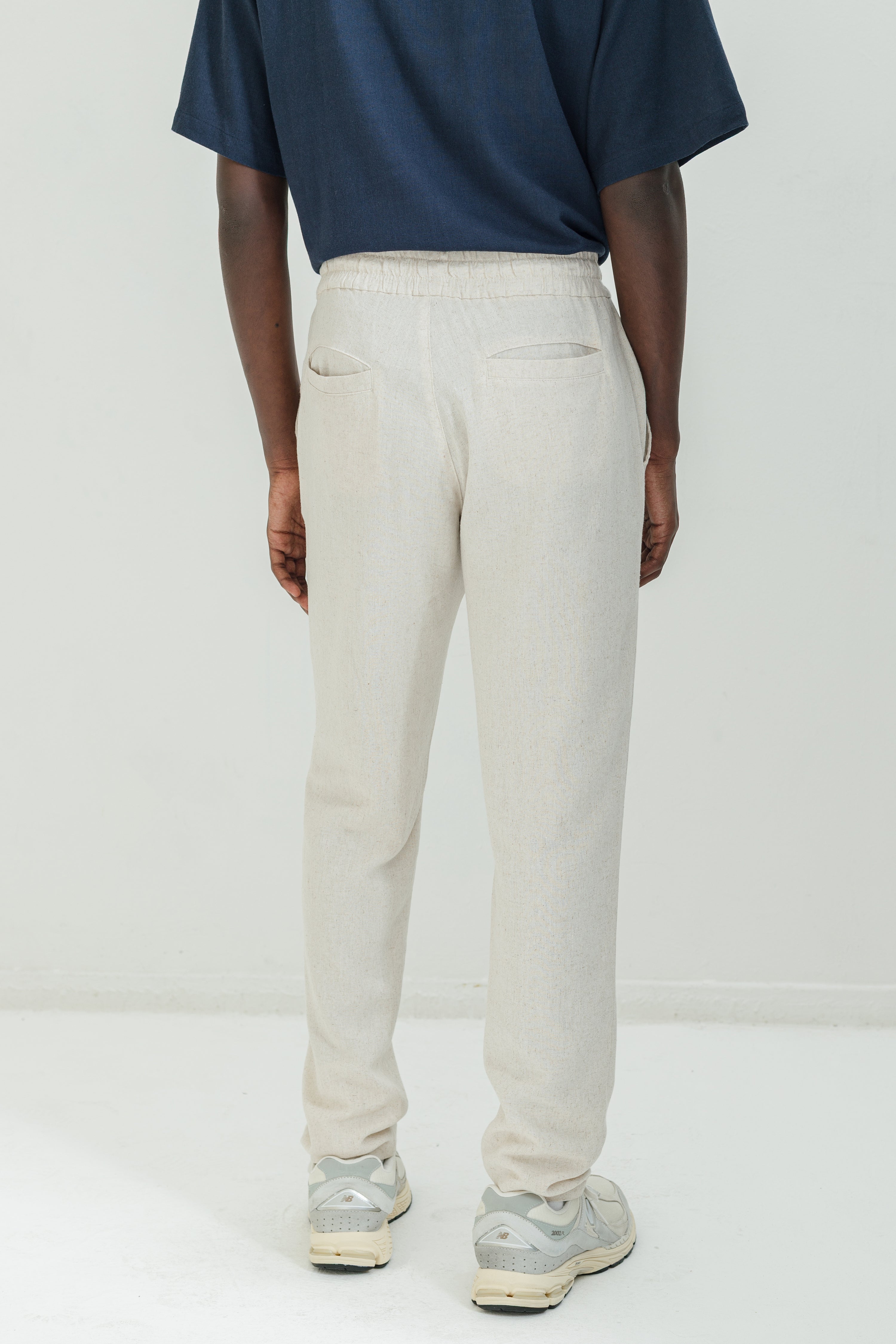 Linen Track Slacks