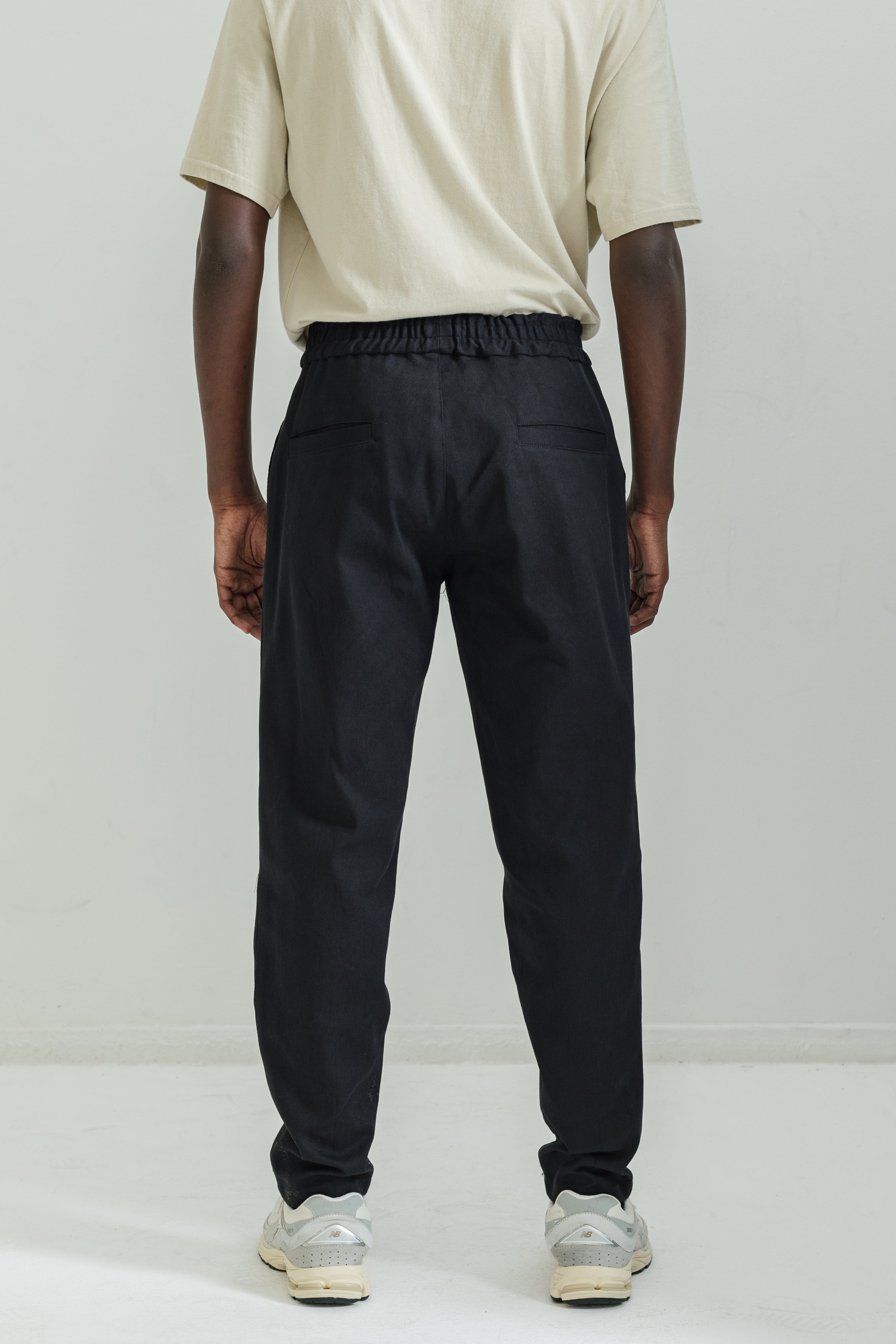 Cotton Elastic-Waist Trousers