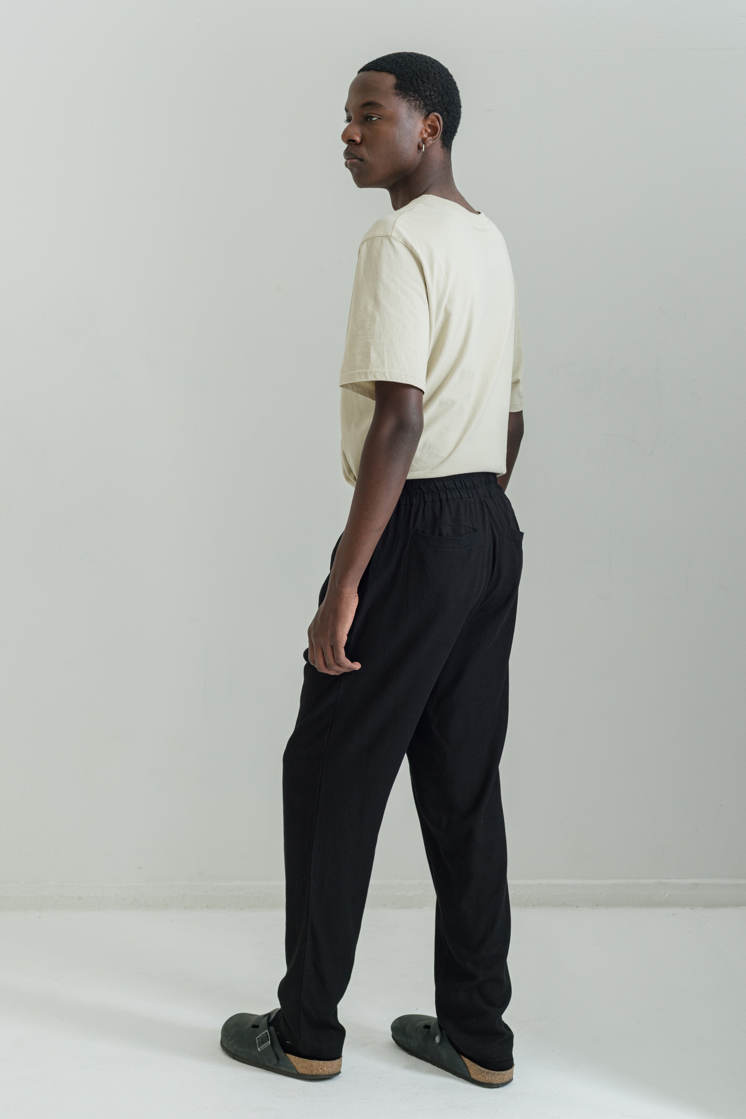 Linen Track Slacks