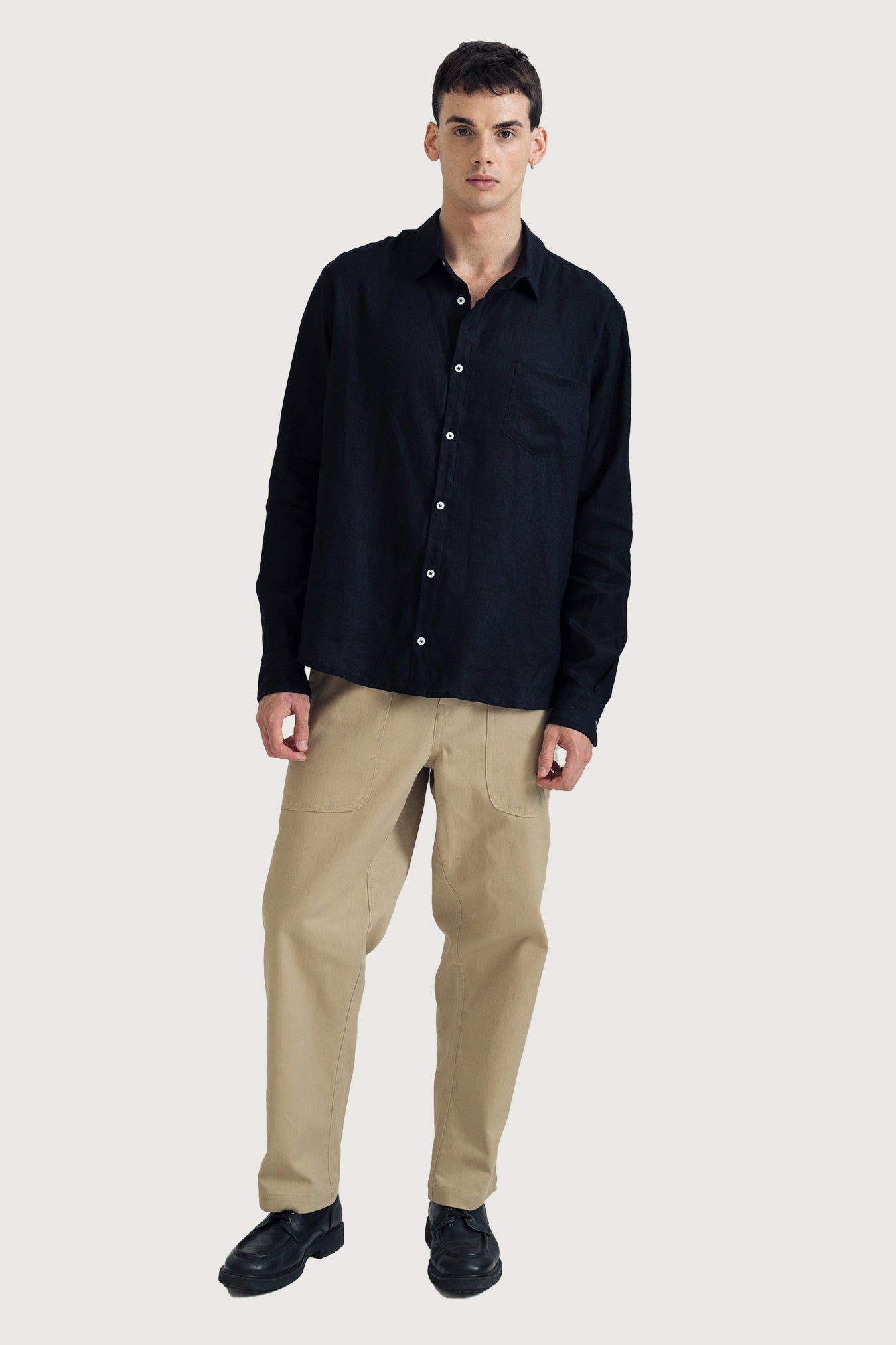 Pure Linen Long Sleeve Shirt