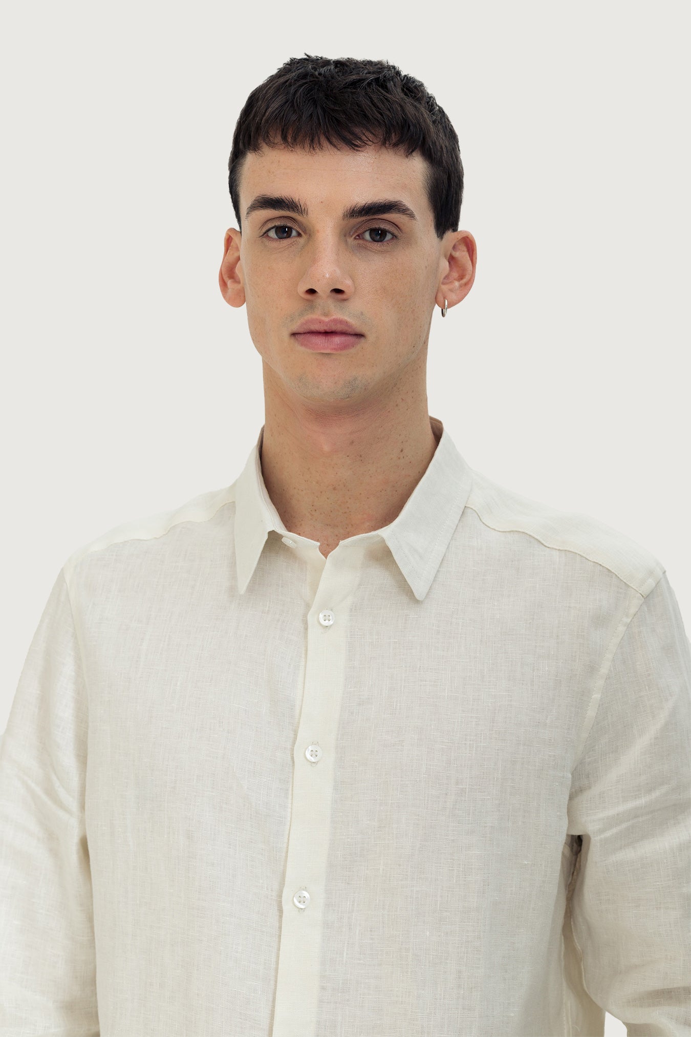 Pure Linen Long Sleeve Shirt