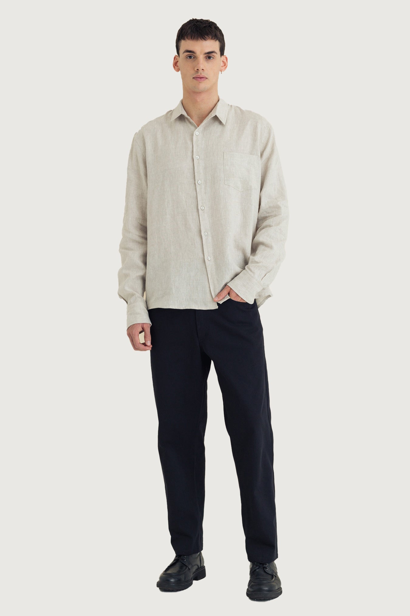 Linen Long Sleeve Shirt