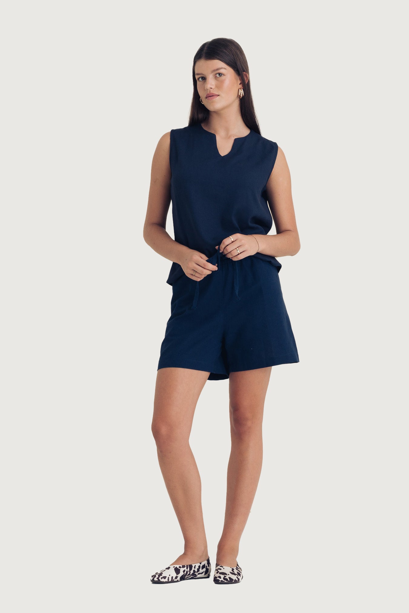 Woman’s drawcord shorts
