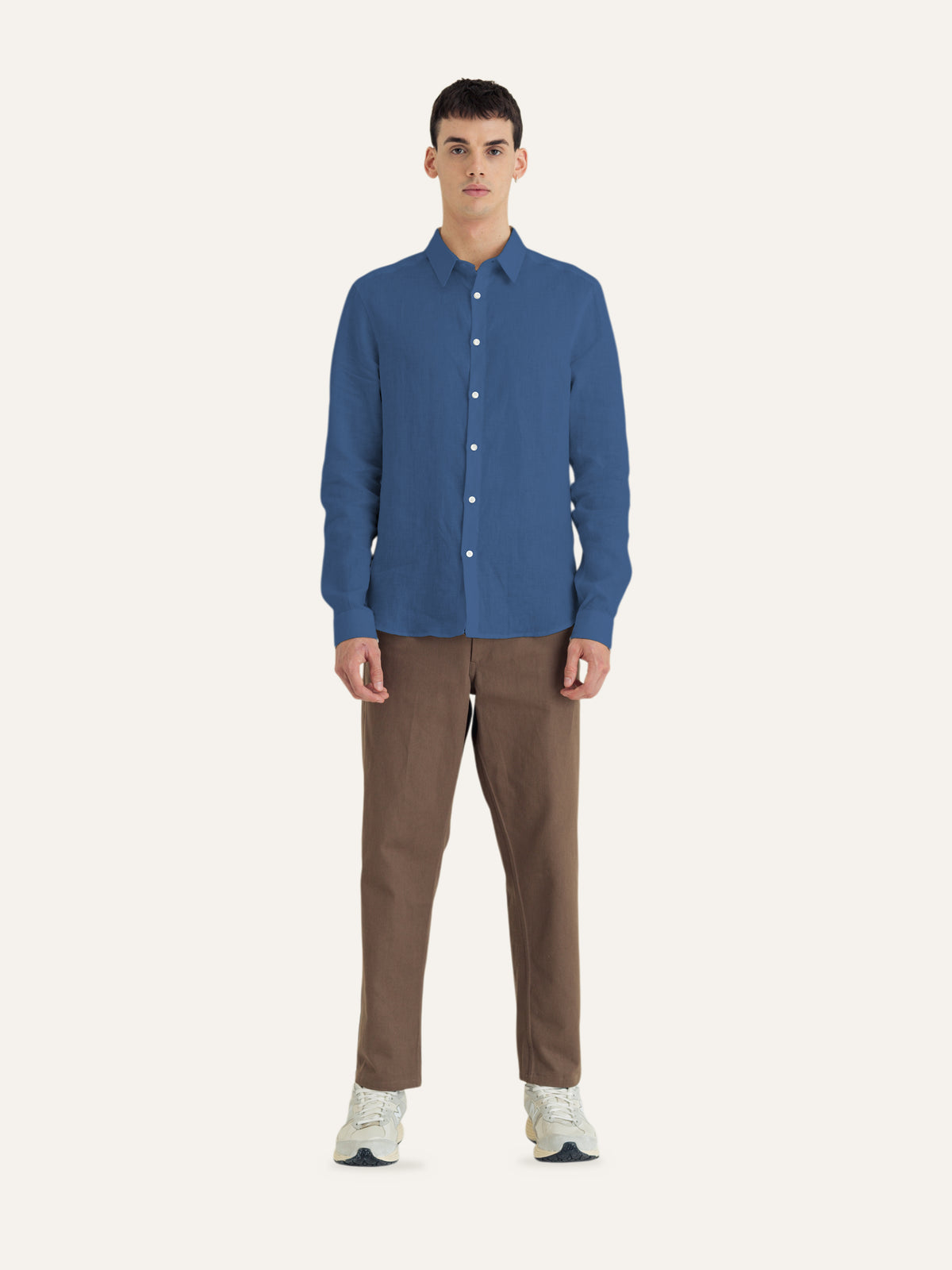 Linen Shirt — Denim