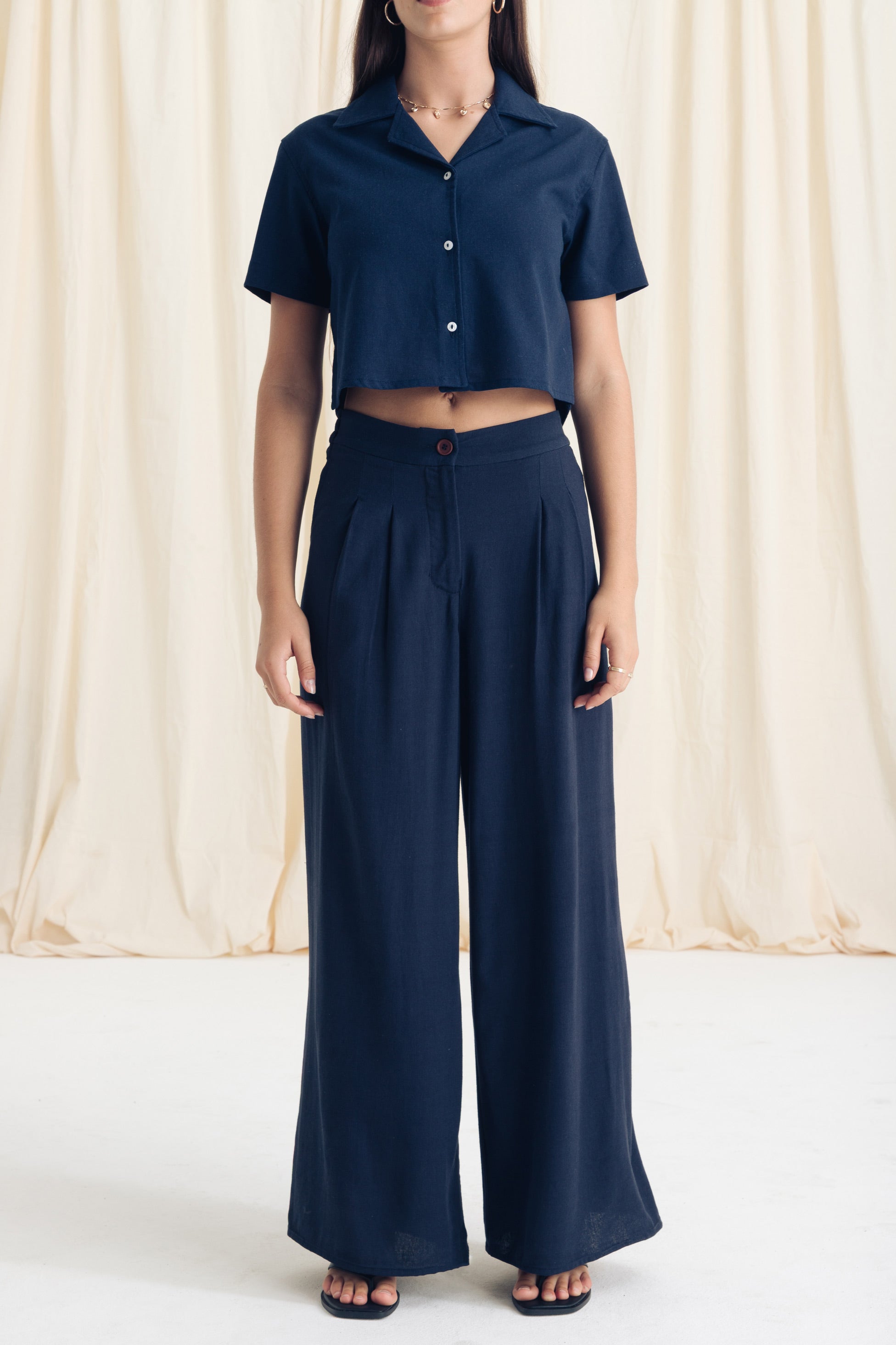 Cropped Bowler Shirt