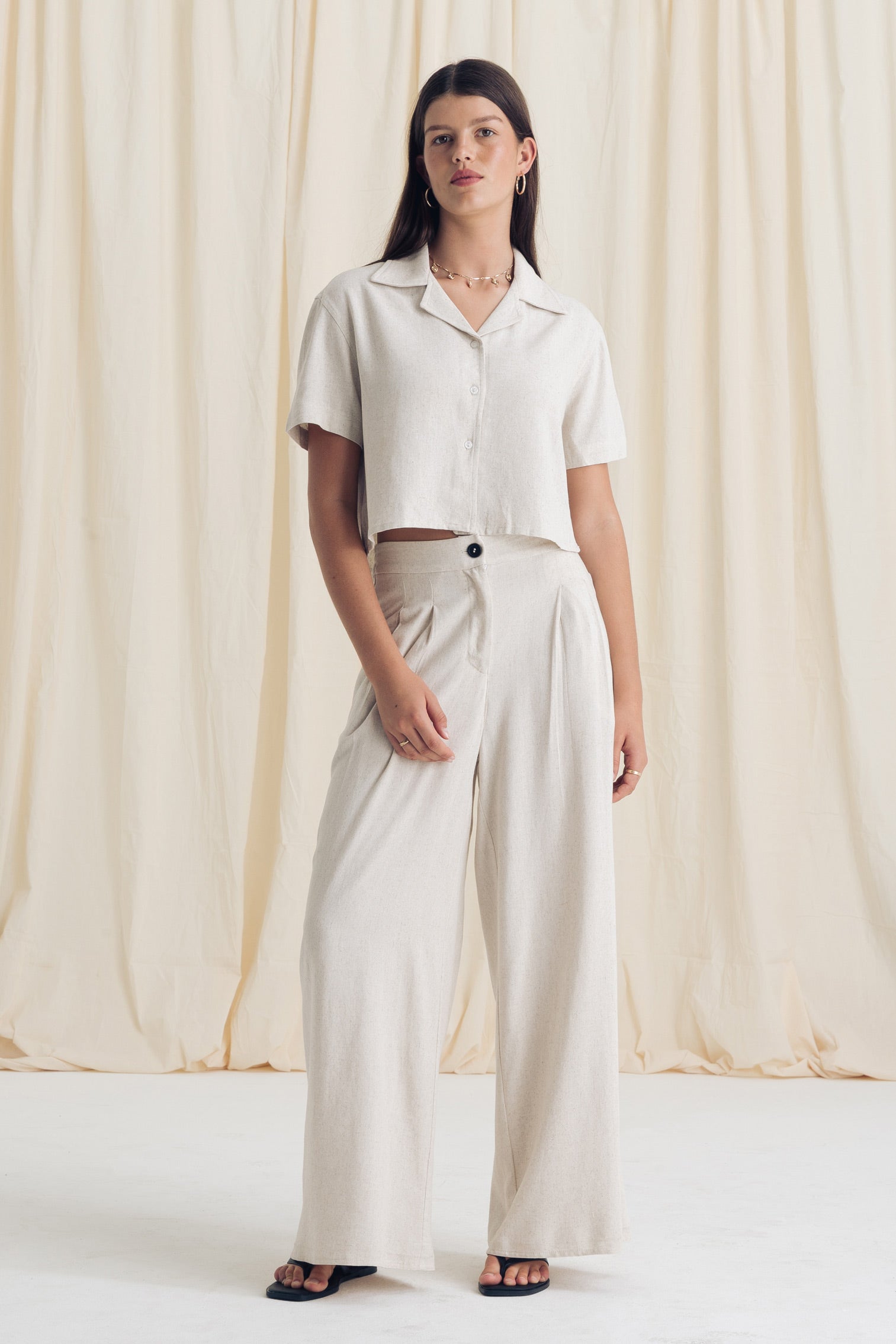 Cropped Bowler Shirt