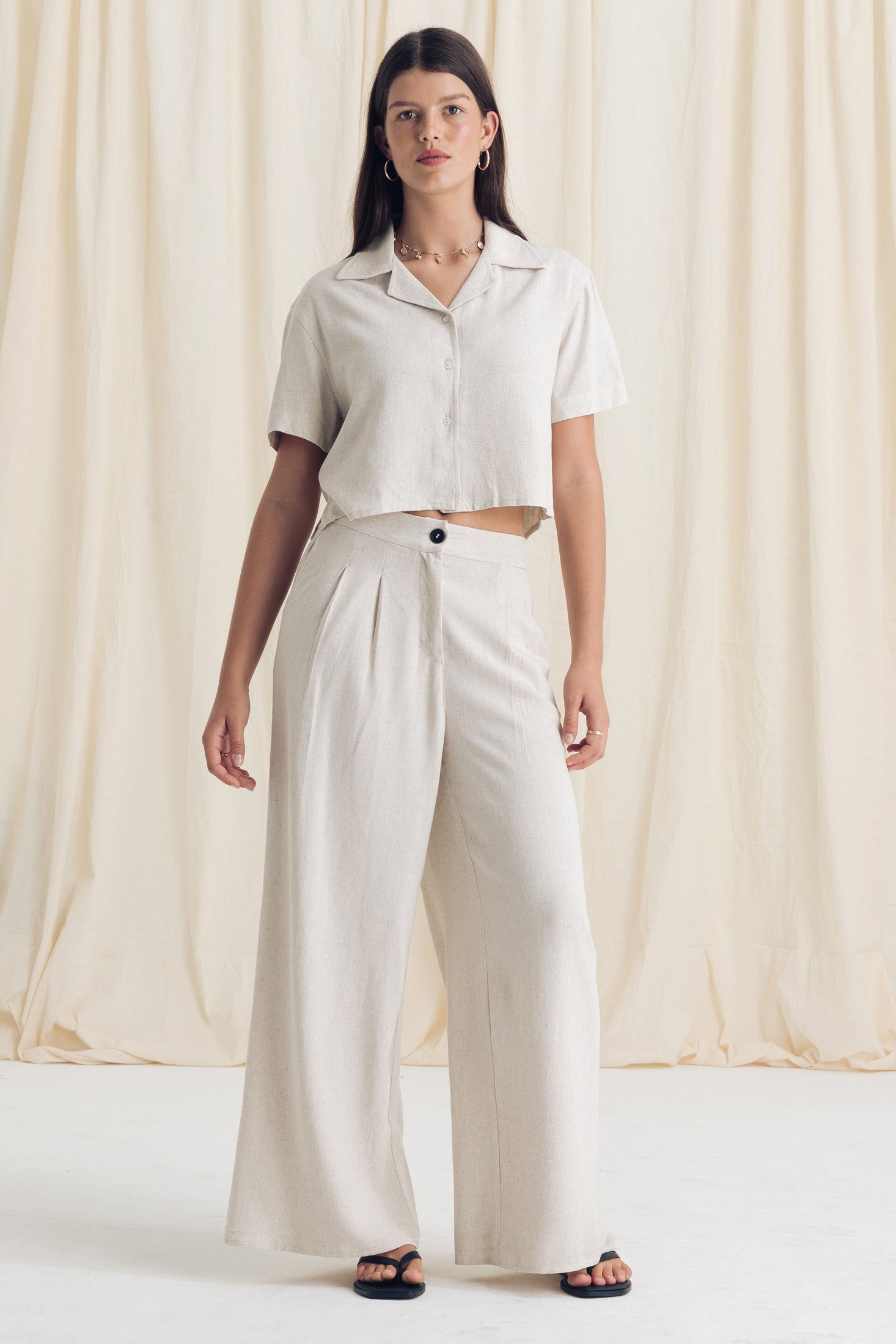 Cropped Bowler Shirt