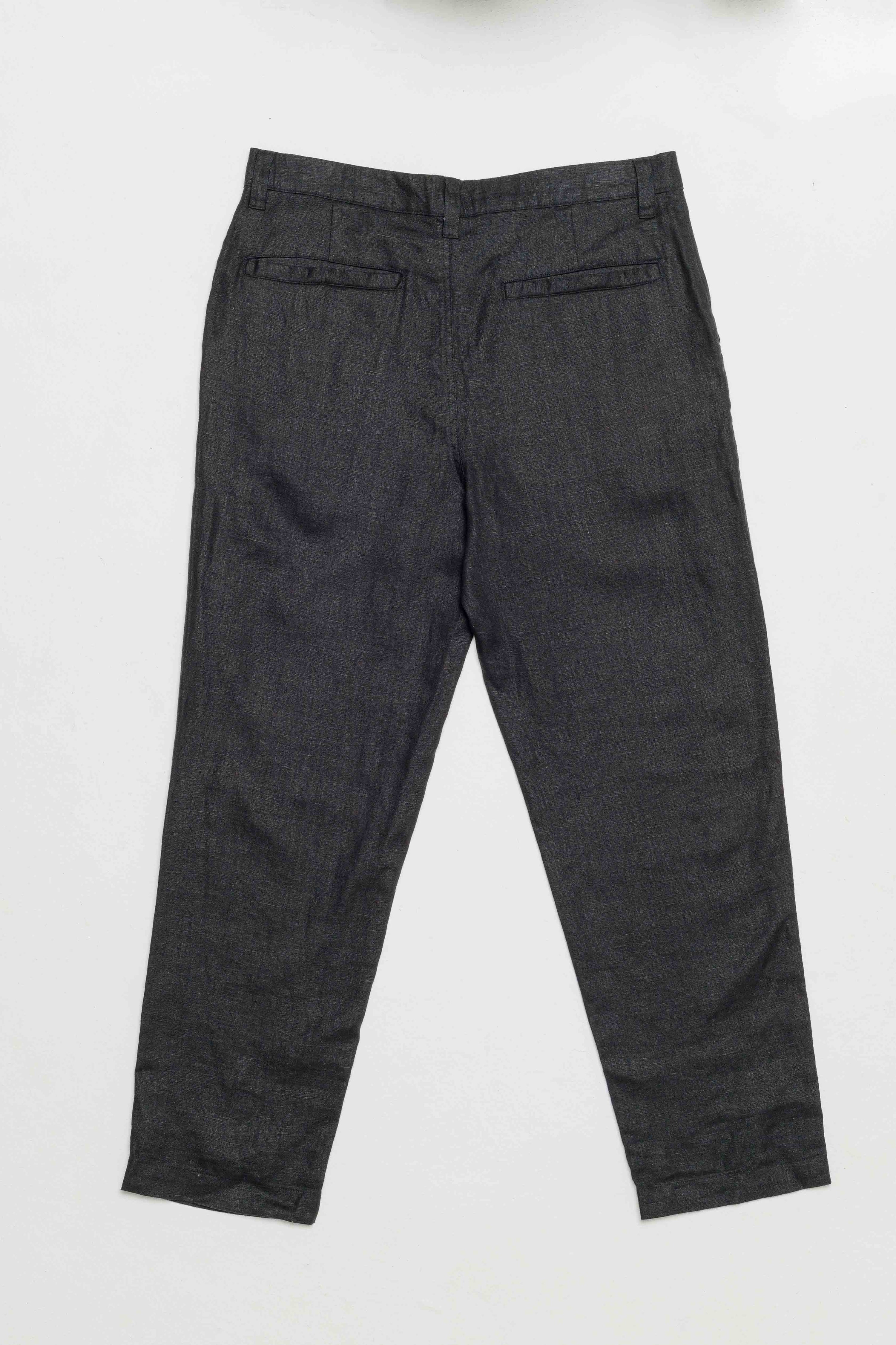 Pleated Linen Pants