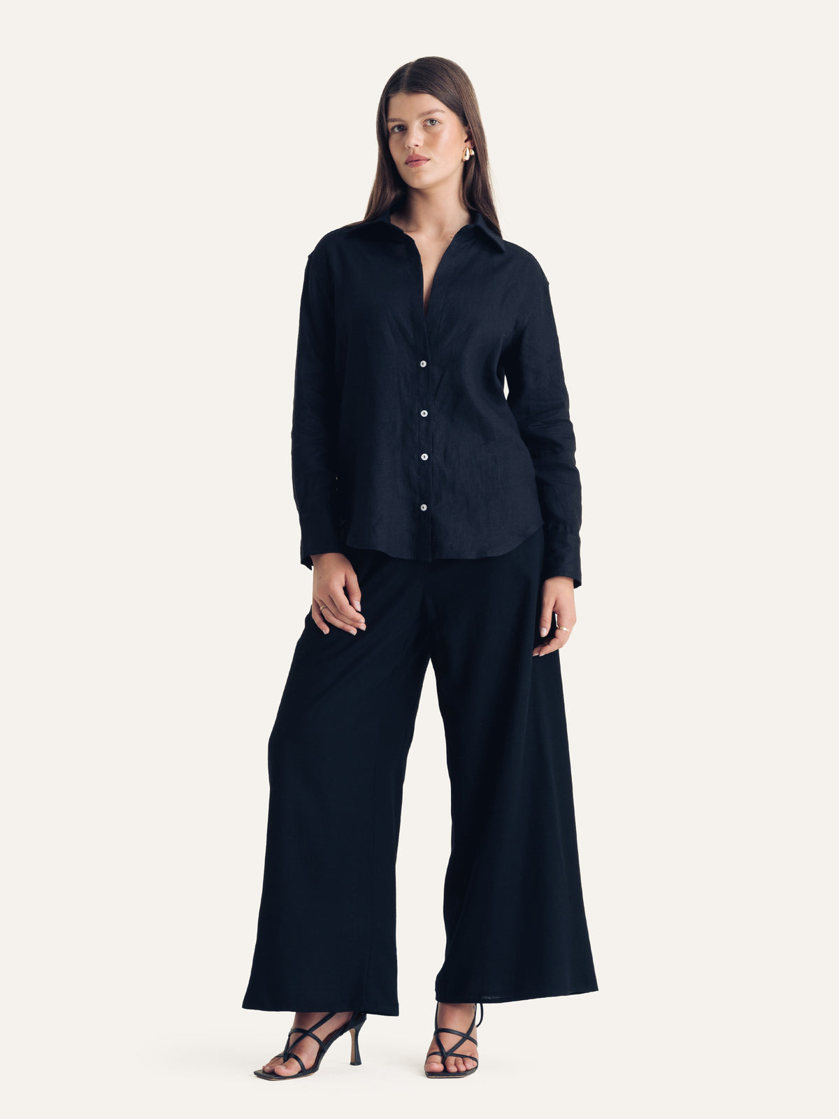 Collared Shirt — Black