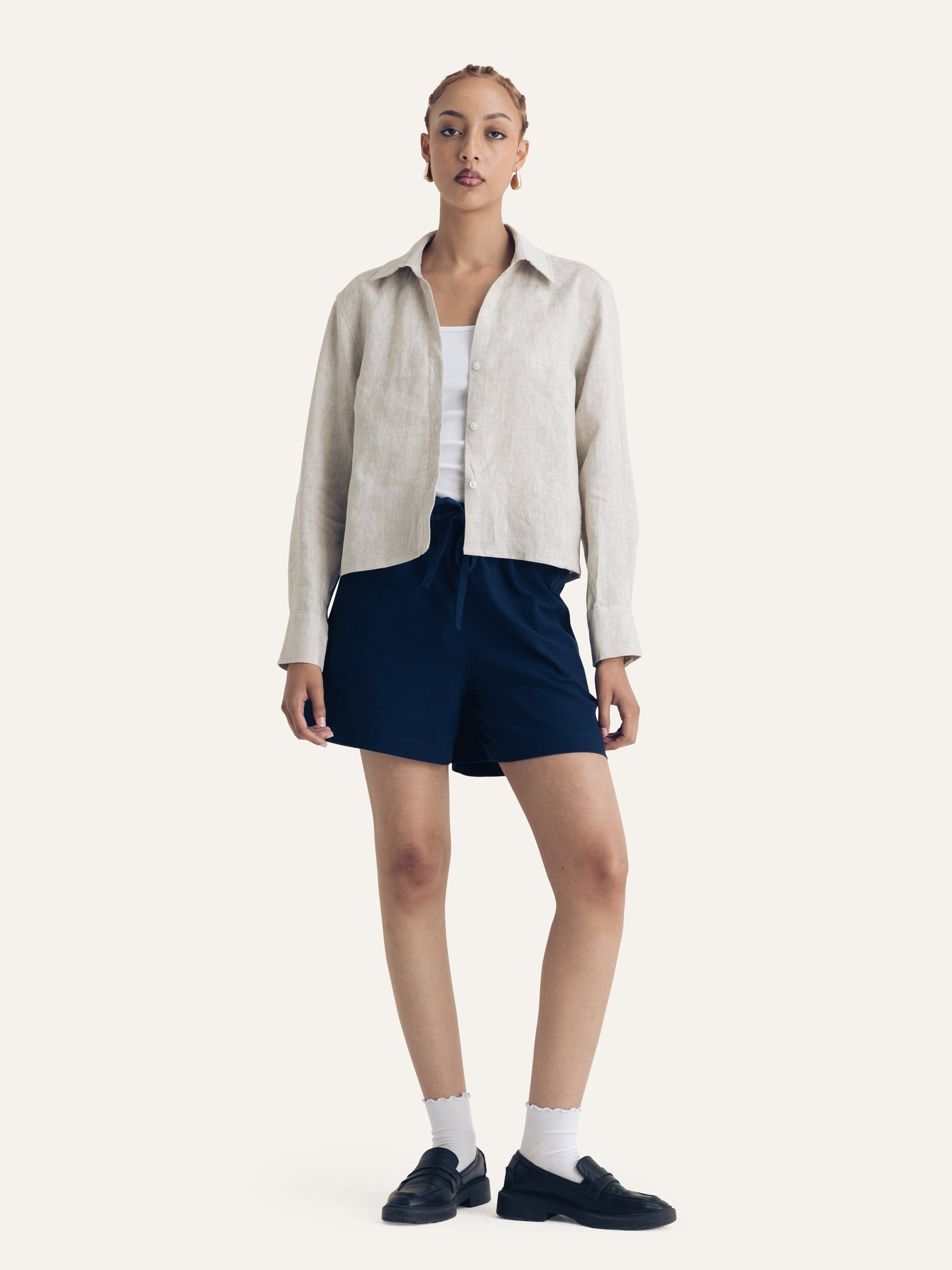 The Cropped Collared Shirt