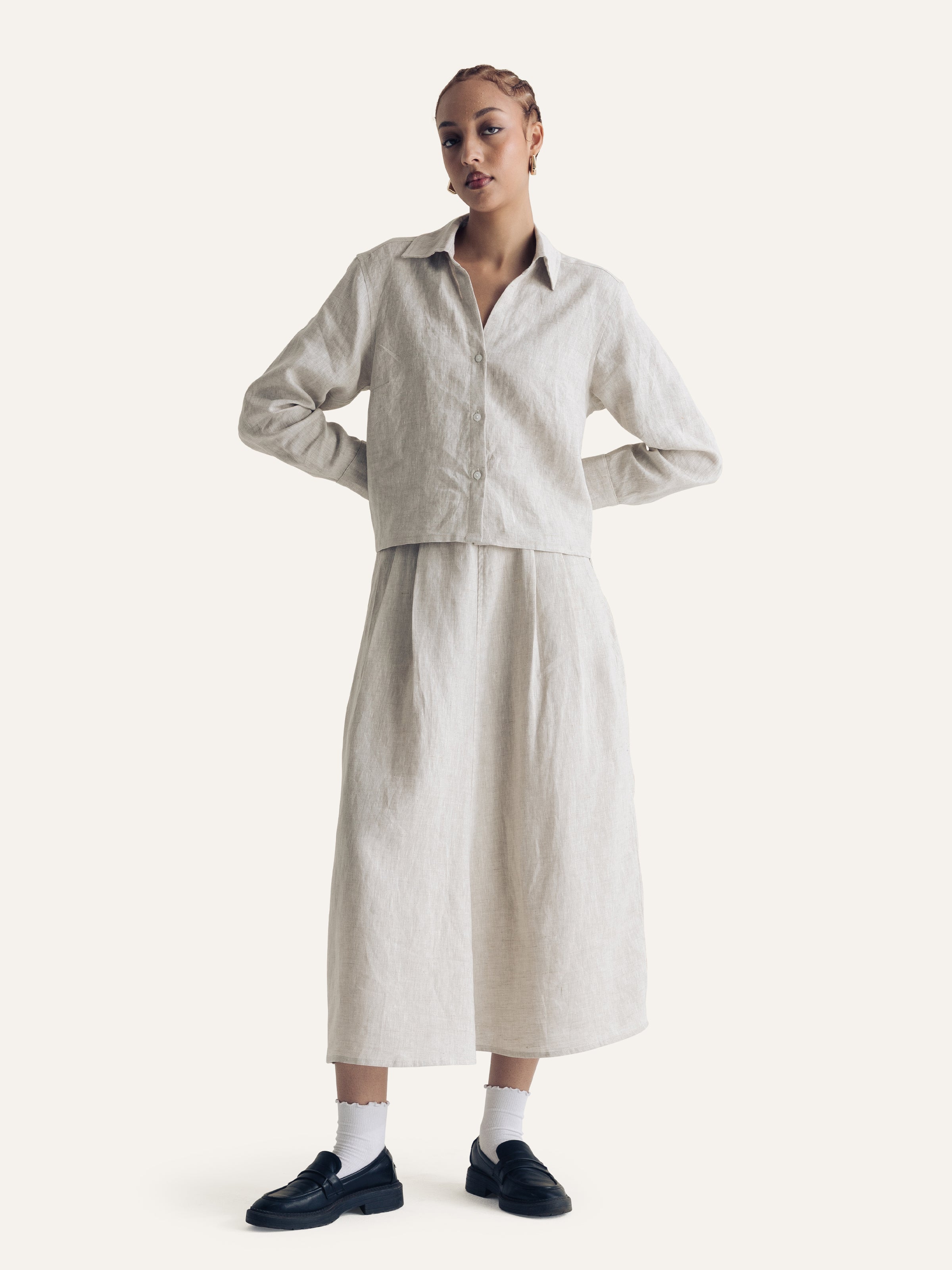 The Cropped Collared Shirt
