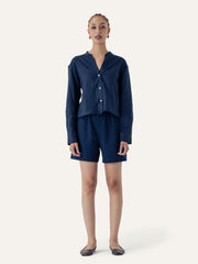 The Cropped Mandarin Shirt