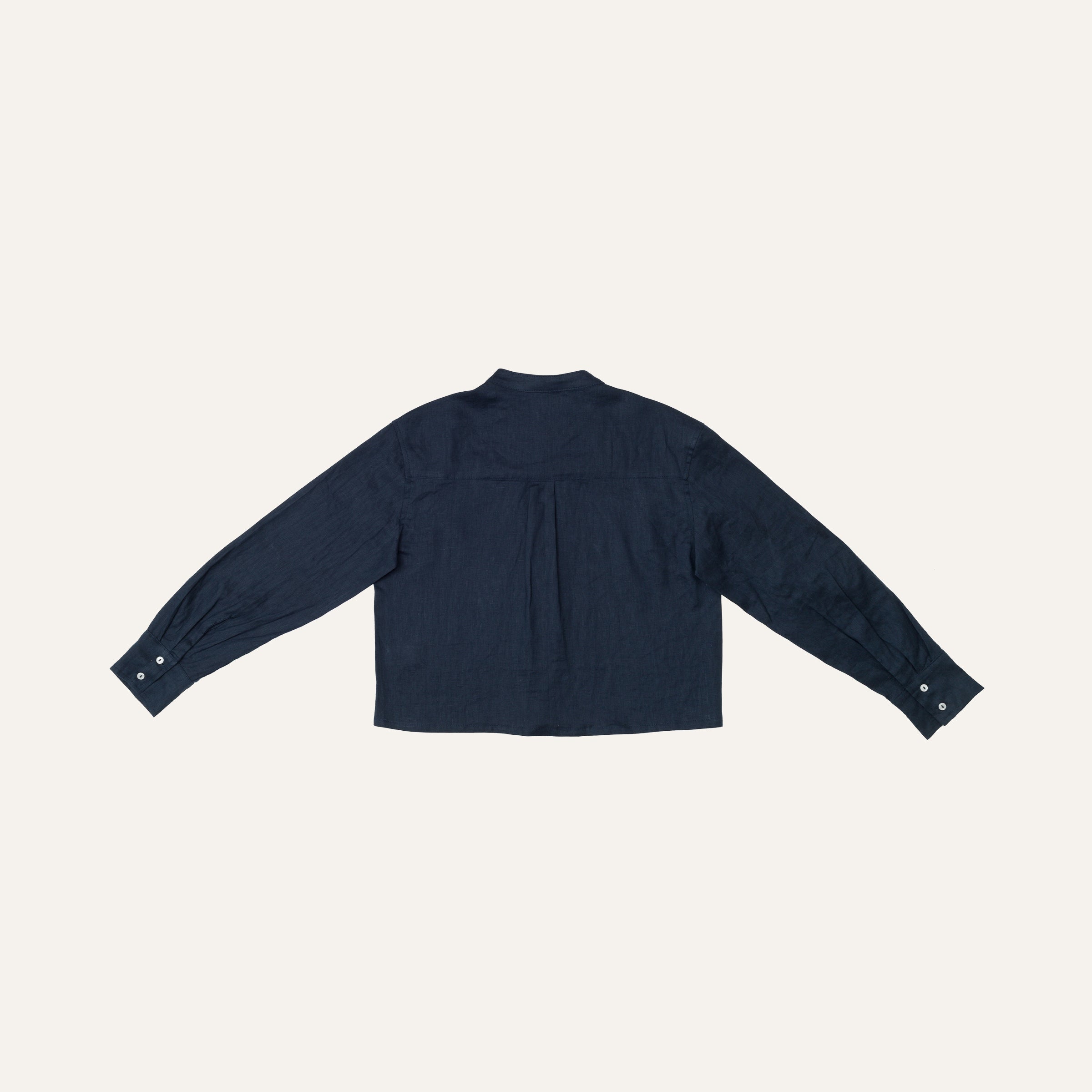 The Cropped Mandarin Shirt