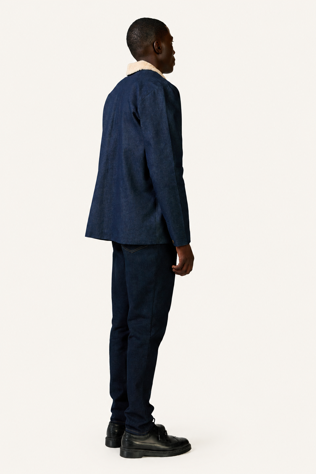 Denim Sherpa Jacket — Denim