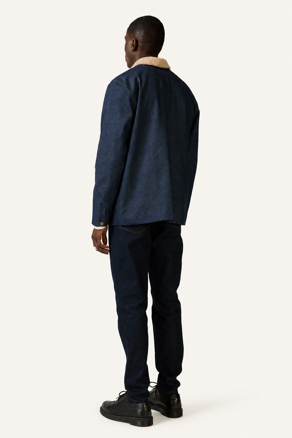 Denim Sherpa Jacket — Denim