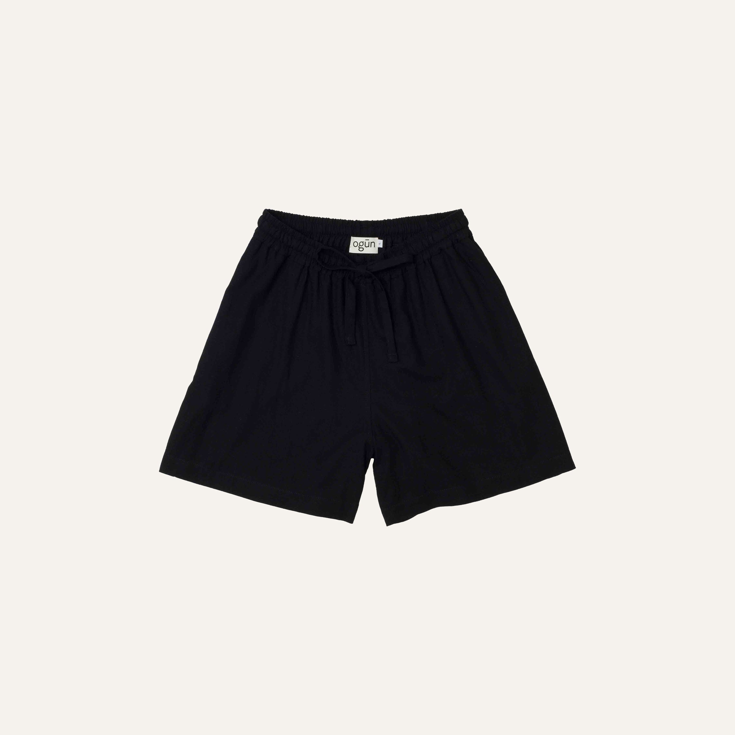 The Drawcord Shorts — Black