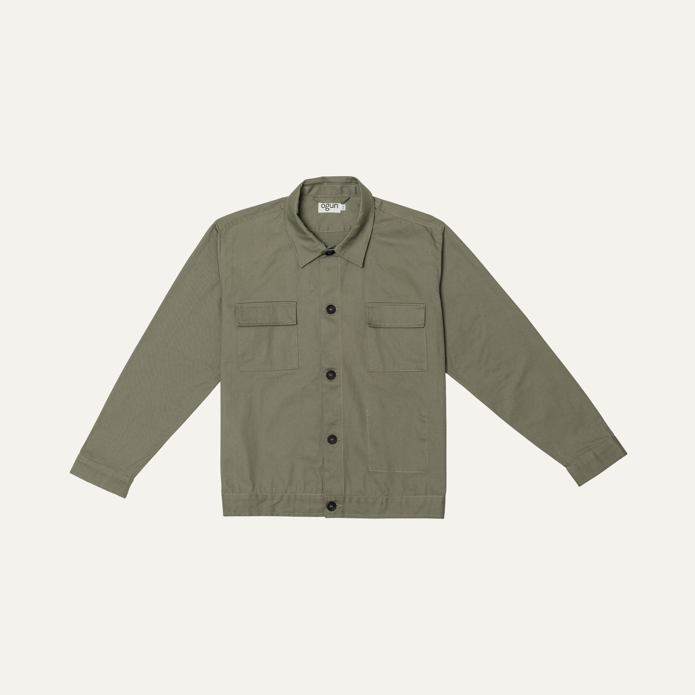 The Five Pocket Overshirt — Olive