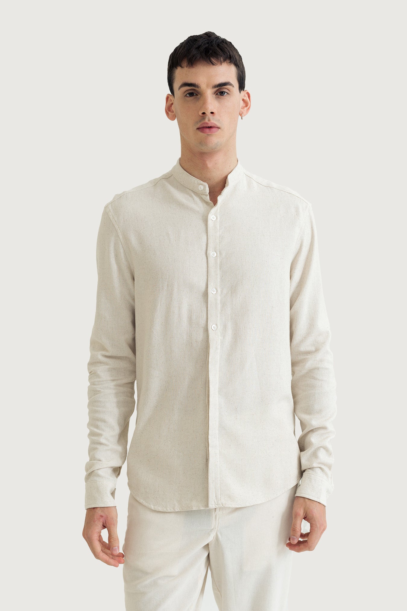 Mandarin Collar Shirt