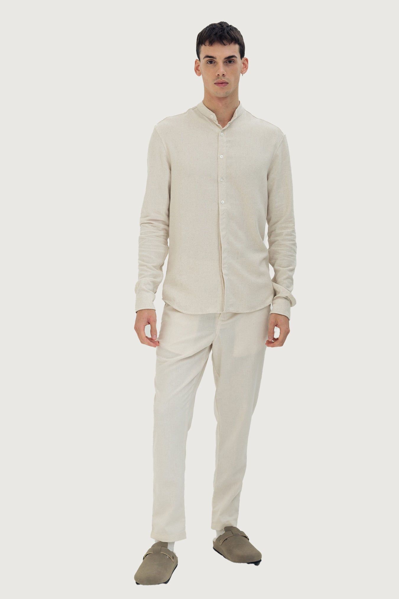 Mandarin Collar Shirt