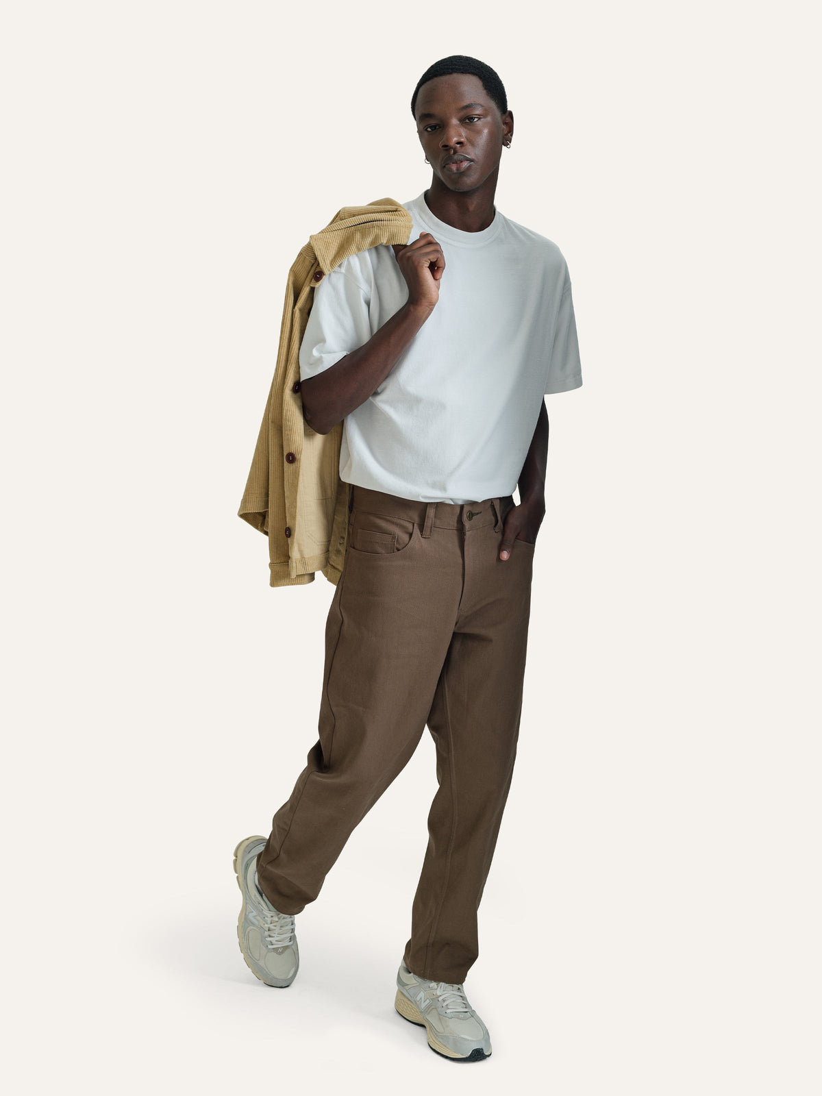 Tapered Jeans — Truffle