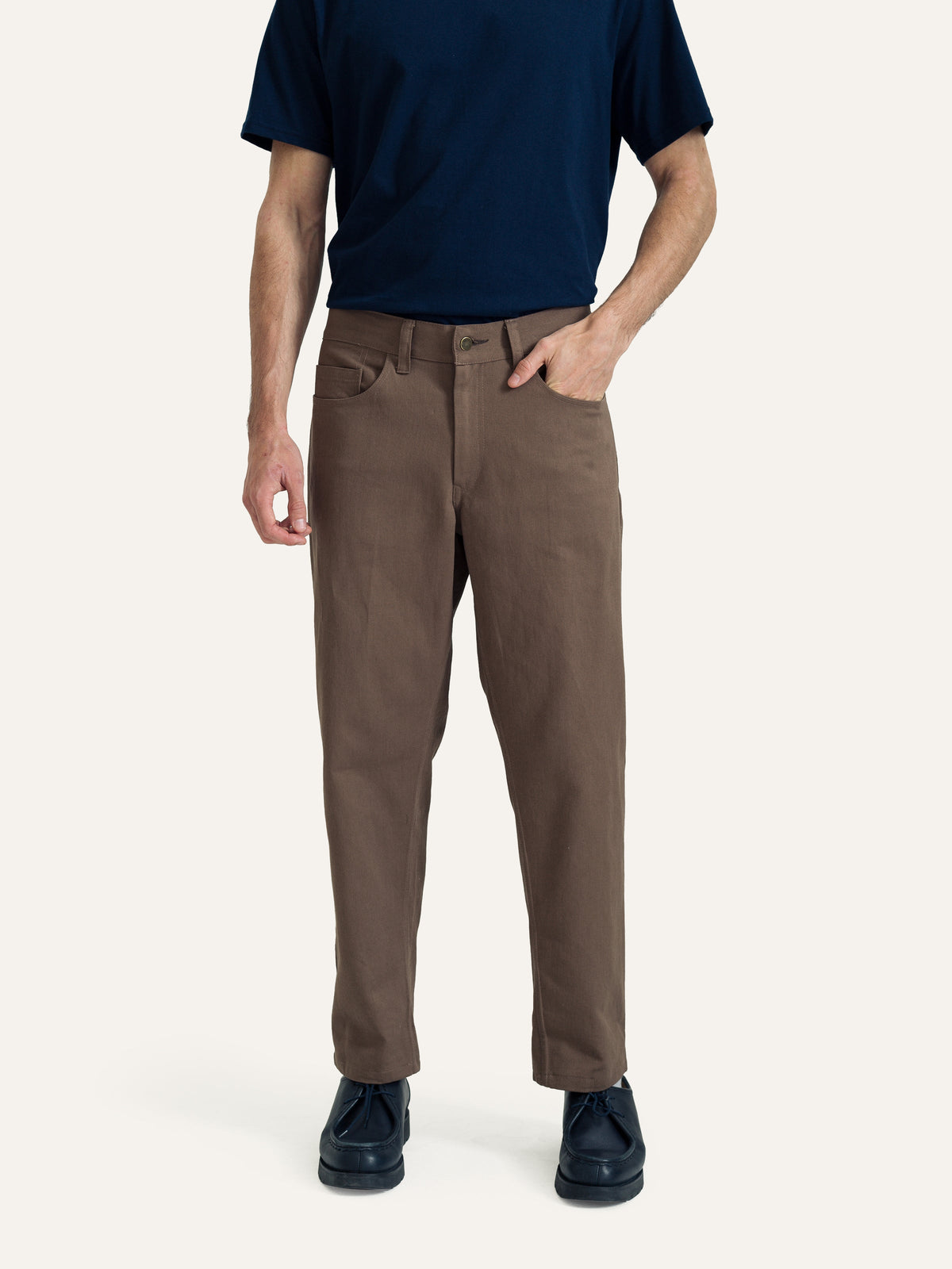 Tapered Jeans — Truffle