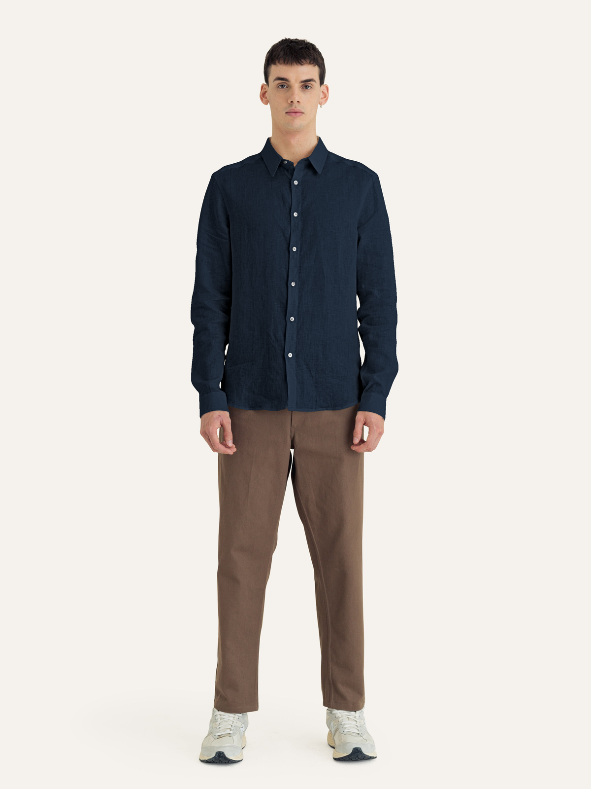 Linen Shirt — Ink