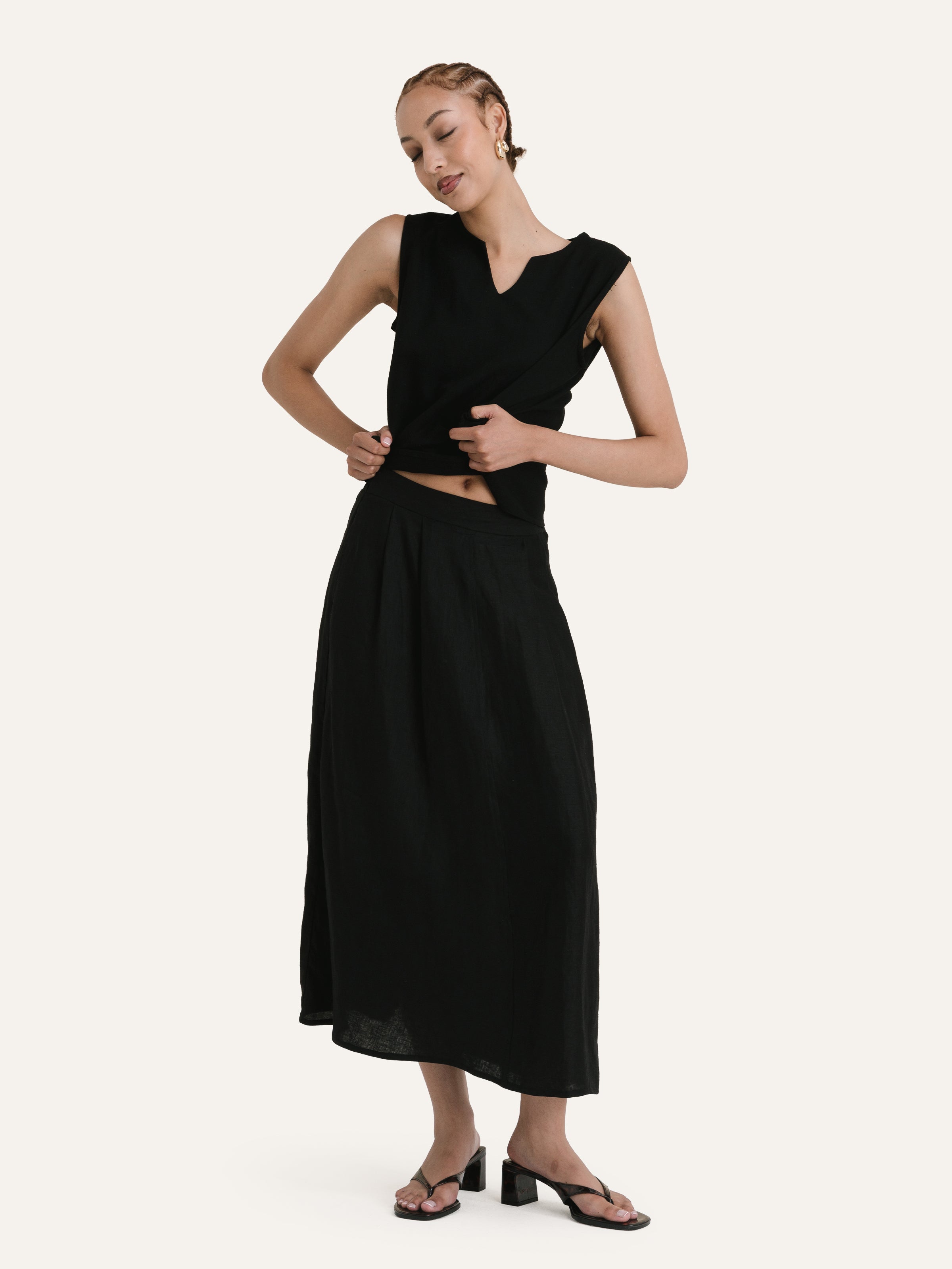 The Pleated Skirt