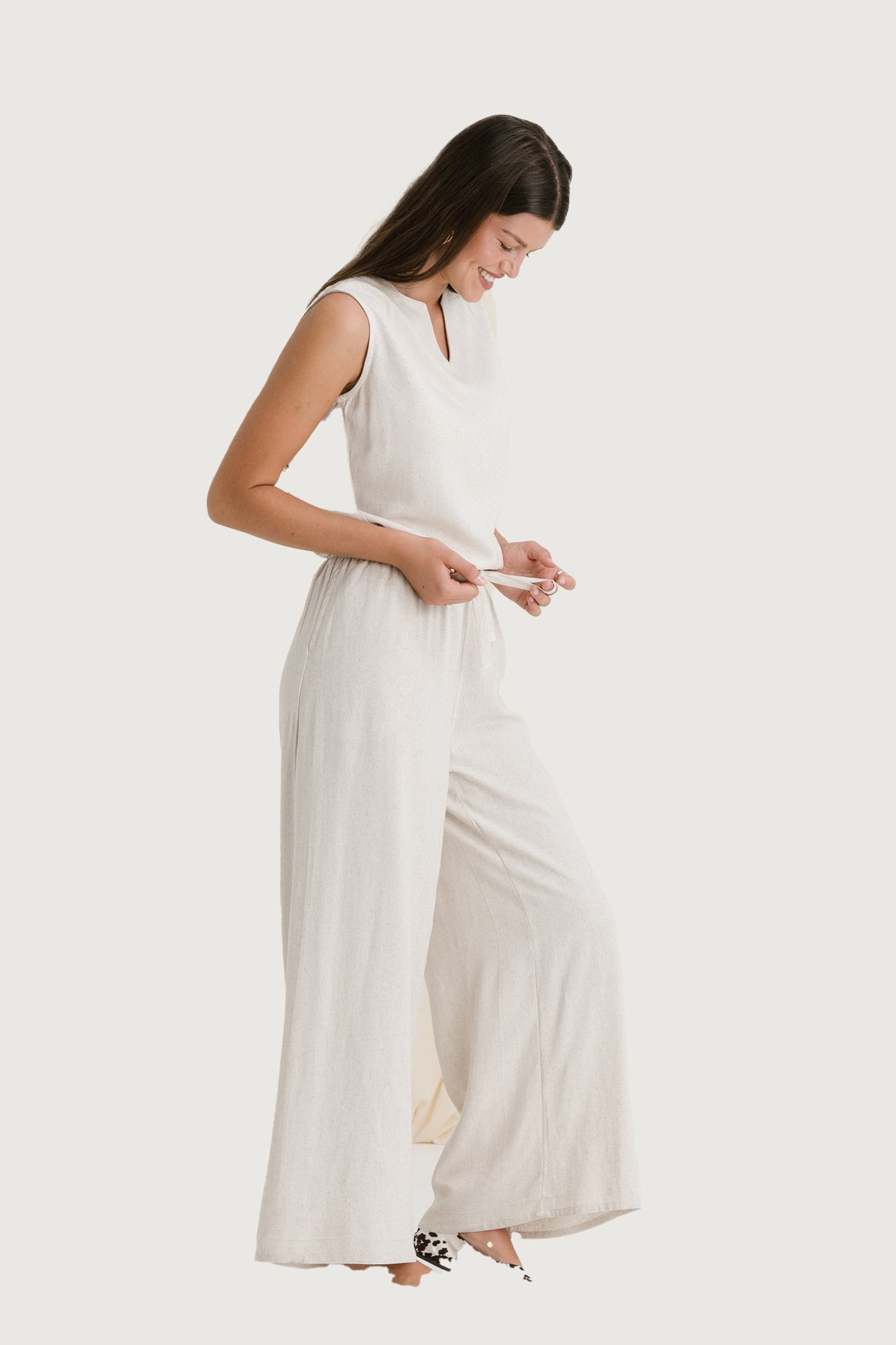 Woman’s drawcord slacks